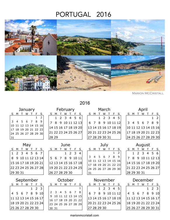 Portugal Calendar 2016